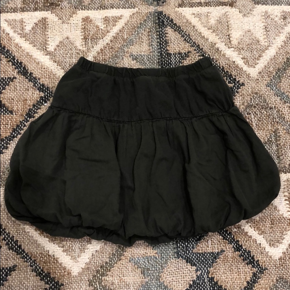 J. Crew Crewcuts Olive Green Cotton Bubble Skirt